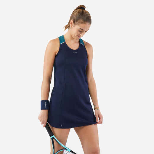 
      Sieviešu mīksta tenisa kleita “Dry”, tumši zila/tirkīzzila
  