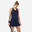 Vestito tennis donna DRY blu-turchese