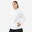 Sweatshirt Com Capuz Meio-fecho Dry Soft 900 - Branco