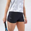 Tennis-Shorts Damen - Dry 500 schwarz