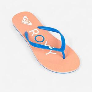 Chanclas playa Mujer dejo Roxy coral azul
