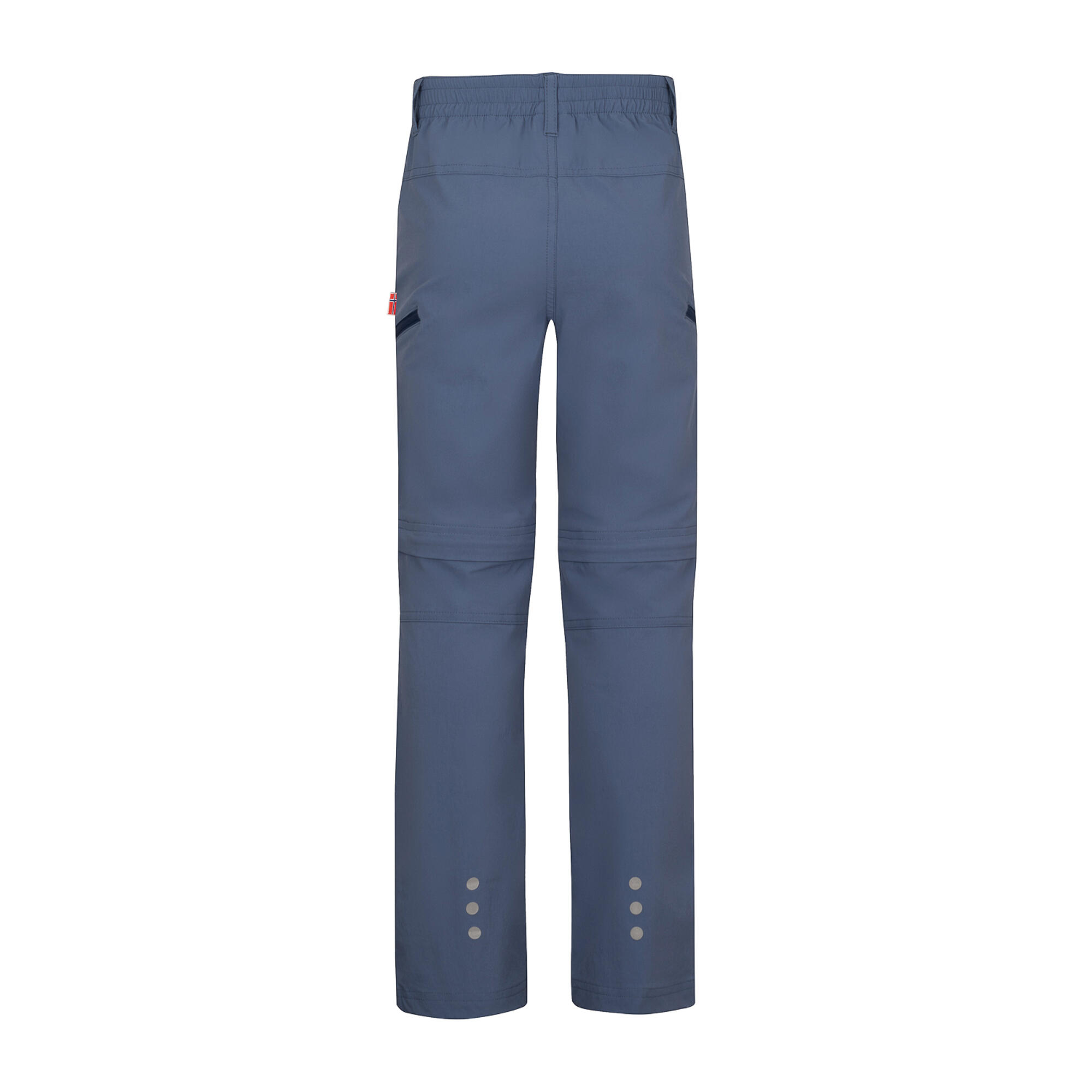 Trollkids Zip-Off-Hose Kinder Wandern - Kjerag blau/grau 2/2