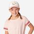 Kids' Unisex Adjustable Breathable Cap - Pink/White/Beige