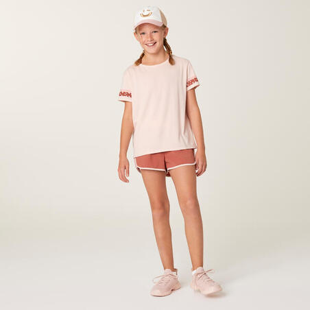 CASQUETTE ENFANT BEIGE/ROSE