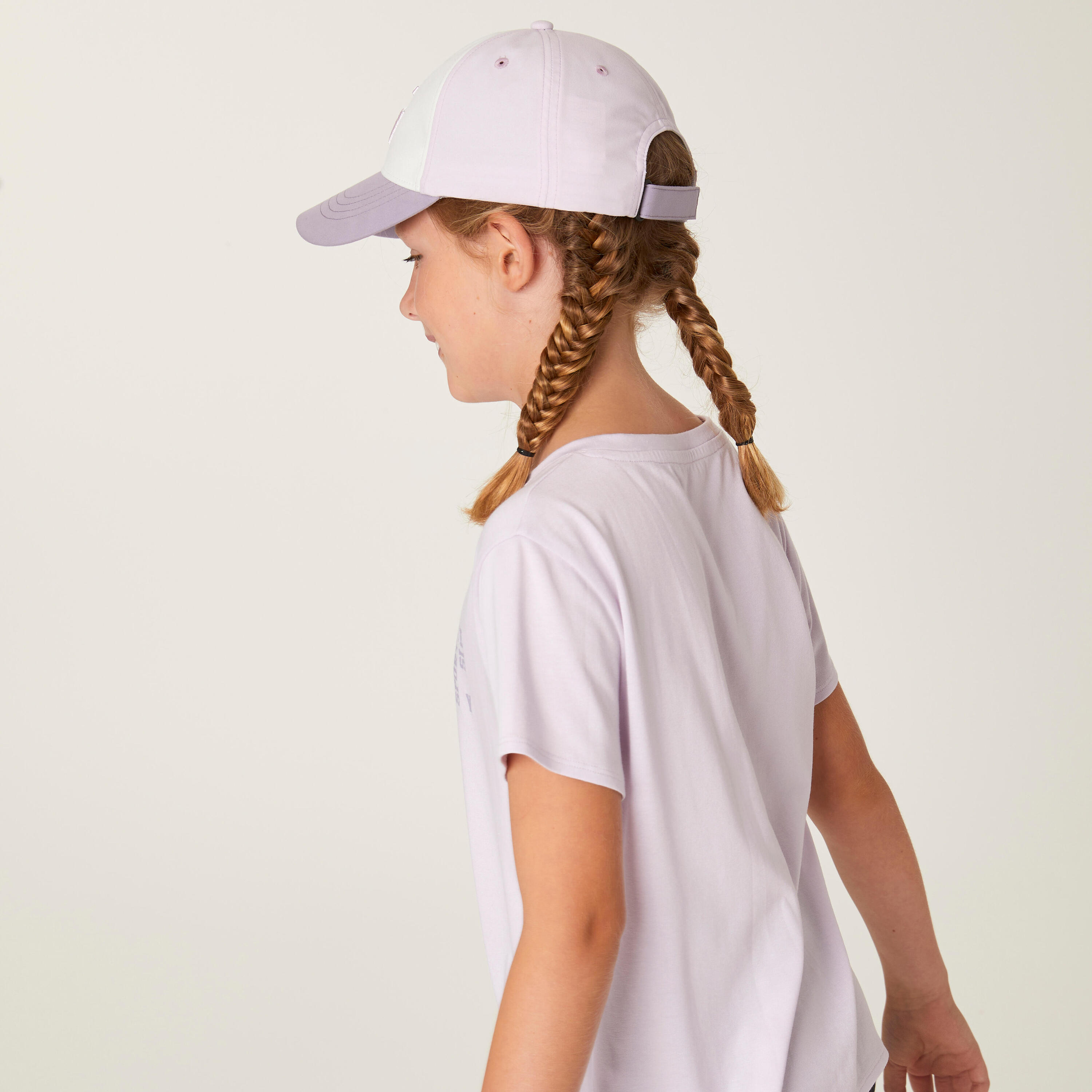Kids' Unisex Adjustable Breathable Cap - Mauve 3/6