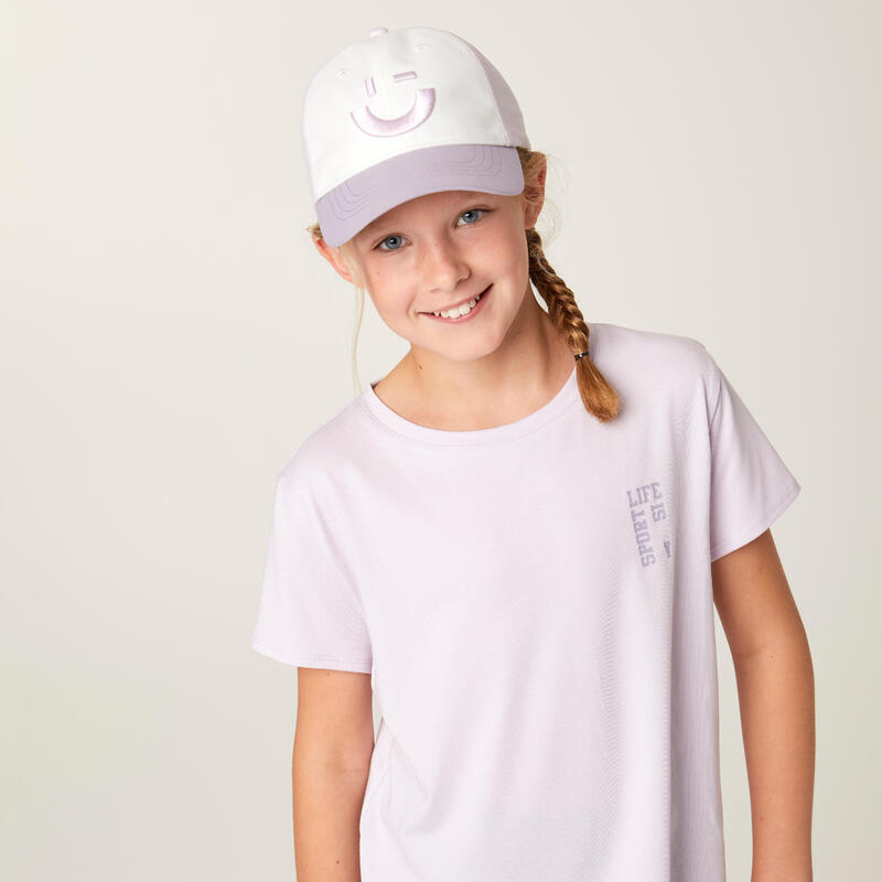 Kids' Cap W500 - Violet/Mauve