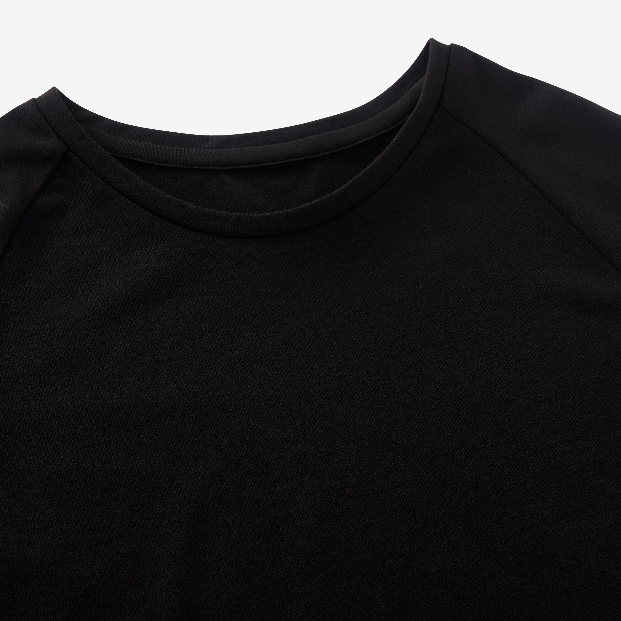 Camiseta Múltiples Deportes Niños Negro Transpirable 4/11