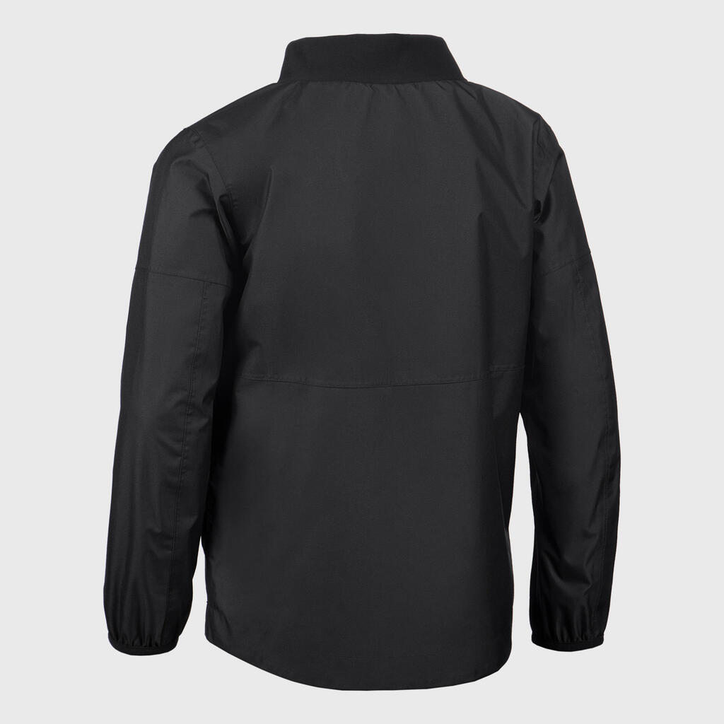 Kids' Rugby Waterproof Windproof Smock Top - Black