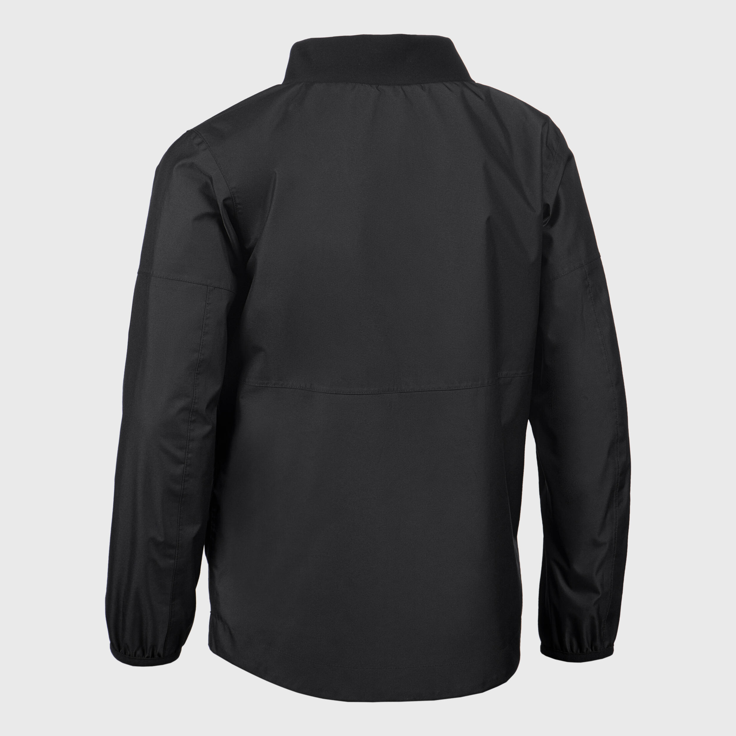 Kids' Rugby Waterproof Windproof Smock Top - Black 2/4