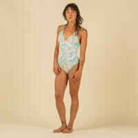 WOMEN'S ONE-PIECE SURF SWIMSUIT WITH DOUBLE ADJUSTABLE BACK BEA ANAMONES