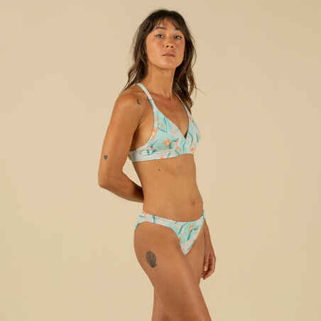 Braguita Bikini Aly Braguita bikini Mujer surf laterales elásticos verde
