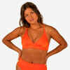 Gornji dio kupaćeg kostima Bea s podesivim leđima ženski narančasti