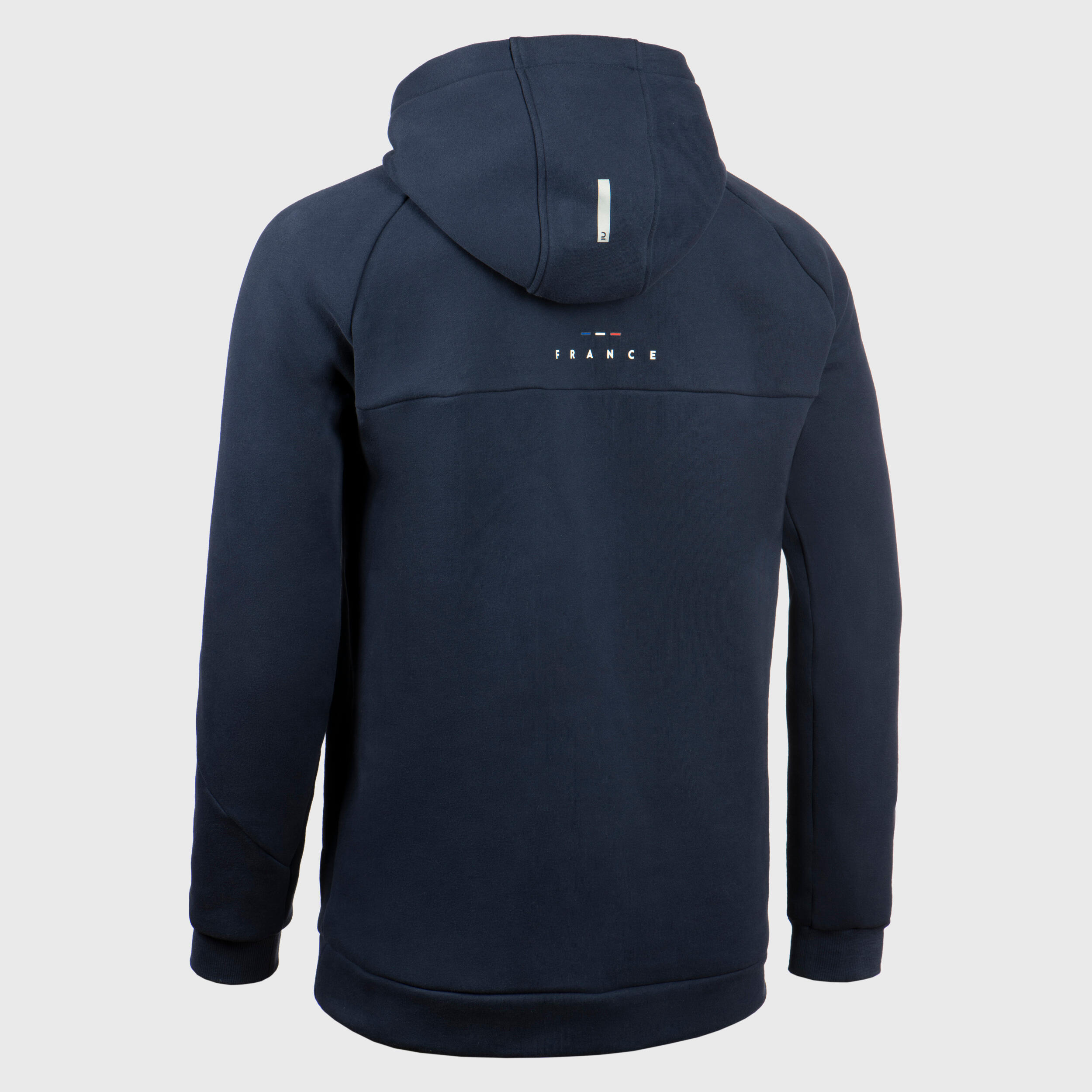 Adult Rugby Hoodie Sweatshirt R500 France - Blue 2/8