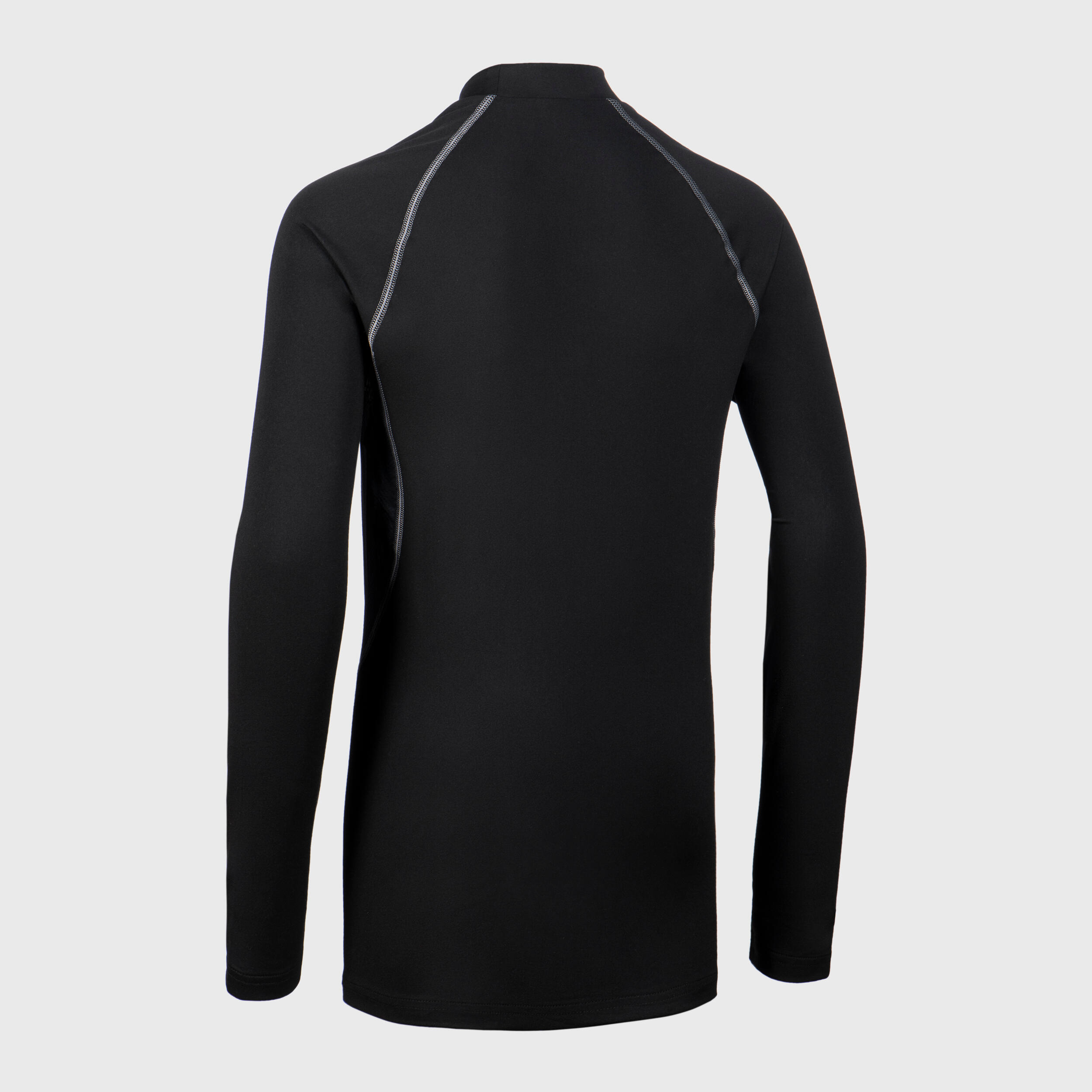 CAMISETA T RMICA MANGA LARGA DE RUGBY NI O R500 NEGRO Decathlon