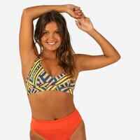 WOMEN'S BIKINI TOP WITH ADJUSTABLE BACK AGATHA SURF