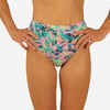 WOMEN'S SWIMSUIT BOTTOMS FOR SURFING HIGH-WAISTED ROMI PUNKY PINK