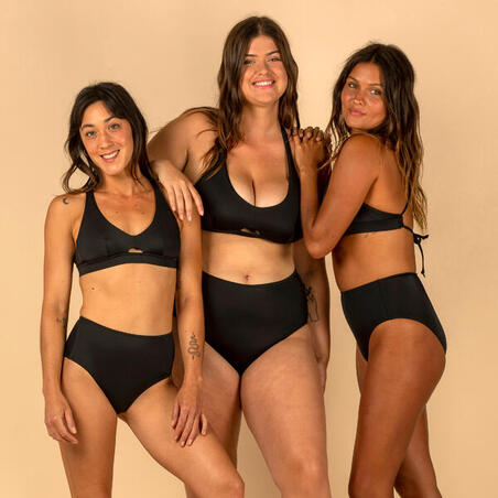 Плавки жіночі Romi для серфінгу з високою талією чорні