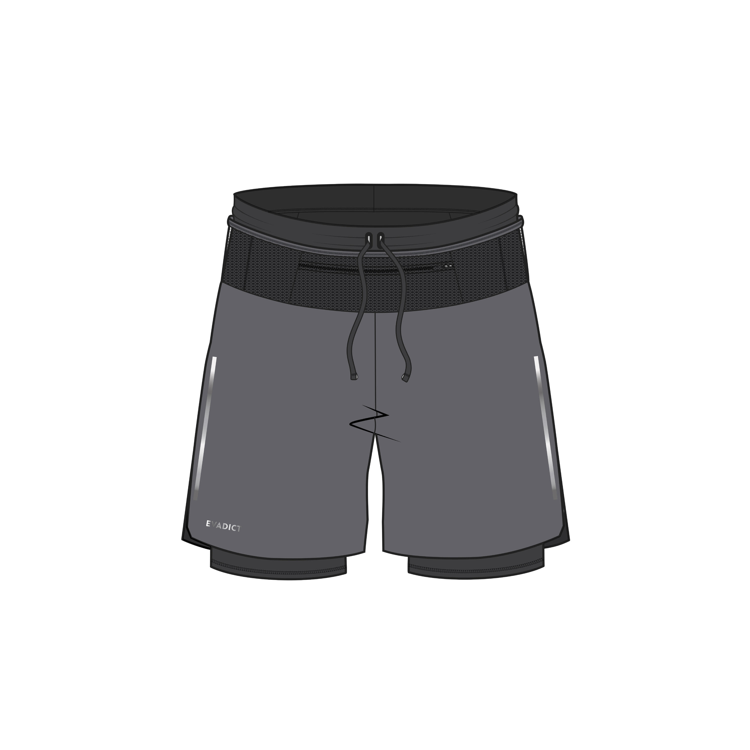 Spodenki do biegania w terenie męskie Kiprun Run Ultra 900 2w1 9/9