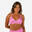 Top bikini Mujer surf deportivo escote V rosa