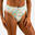 Bikinibroekje met hoge taille voor surfen dames Nora anemonen