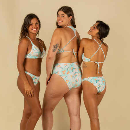 Bañador de surf con estampado para mujer, traje de baño de una