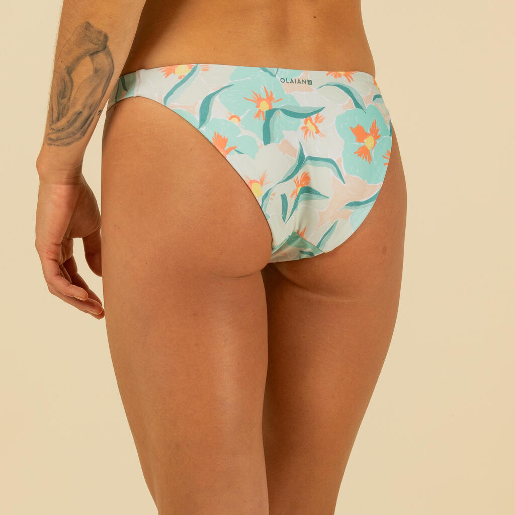 Bikini-Hose Damen - Aly Tropical grün