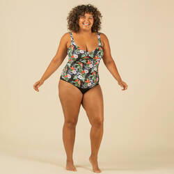 Women's one-piece body-sculpting swimsuit DOLI PARROT