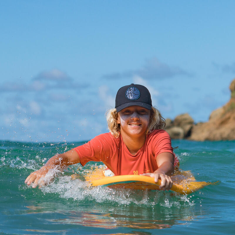 Boné de Surf Trucker Criança Preto