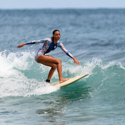 Maillot de bain anti-UV à manches longues pour femme - Pour le surf et  l'escalade, Motif floral aux couleurs vives, Taille XS : : Mode