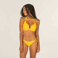 WOMEN'S SURFING SIDE TIE SWIMSUIT BOTTOMS SOFY YELLOW