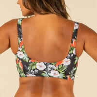 Top bikini Mujer surf deportivo rellenos extraíbles flores