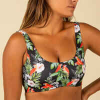 Top bikini Mujer surf deportivo rellenos extraíbles flores