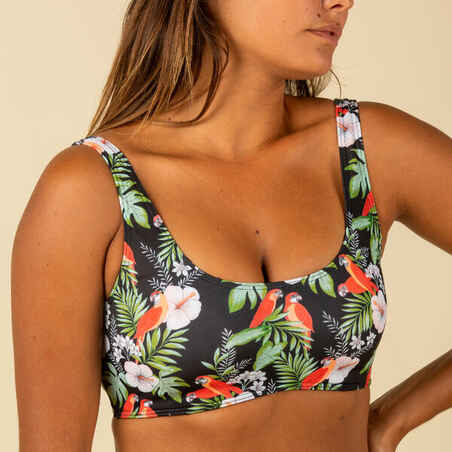 Top bikini Mujer surf deportivo rellenos extraíbles flores