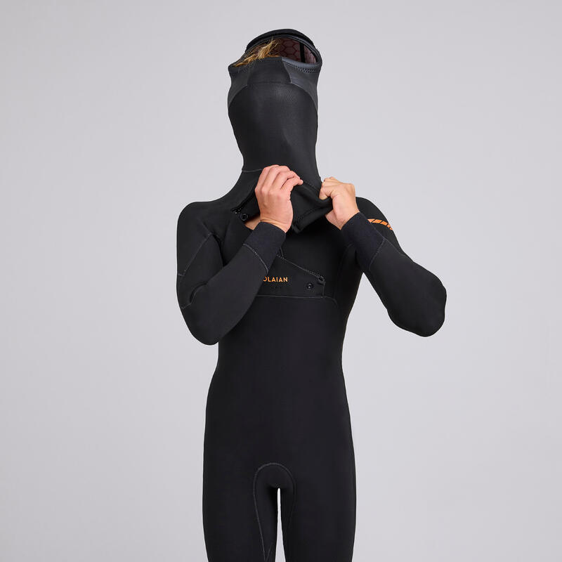 Wetsuit voor surfen kinderen 5/4 mm Expert 900