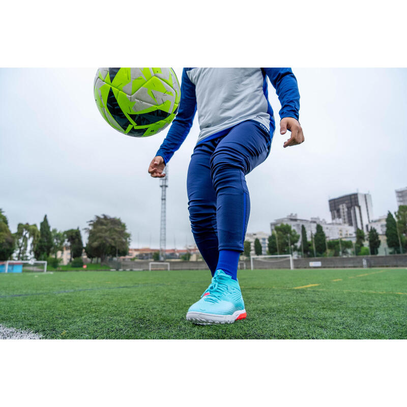 Trainingsbroek voor voetbal volwassenen CLR marineblauw en blauw