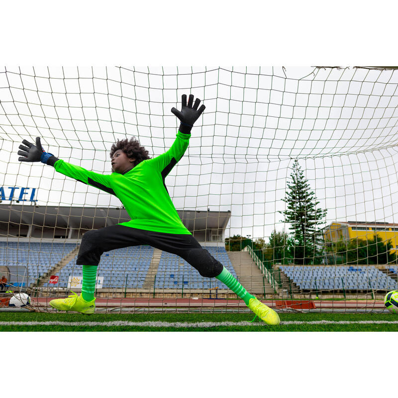 Pantalon Portar Fotbal F100 Negru Copii 