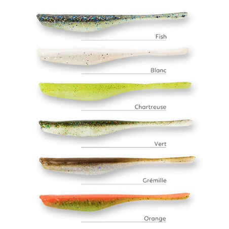FINESS AVEC SOFT LURE WITH WXM YUBARI FINSS 100 ATTRACTANT GREEN