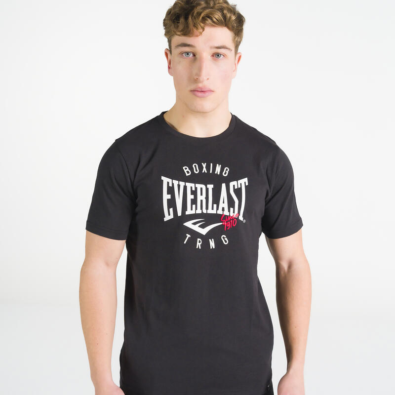 Ciego Aprobación Digital Camiseta Boxeo Everlast Lodel Hombre Negro | Decathlon