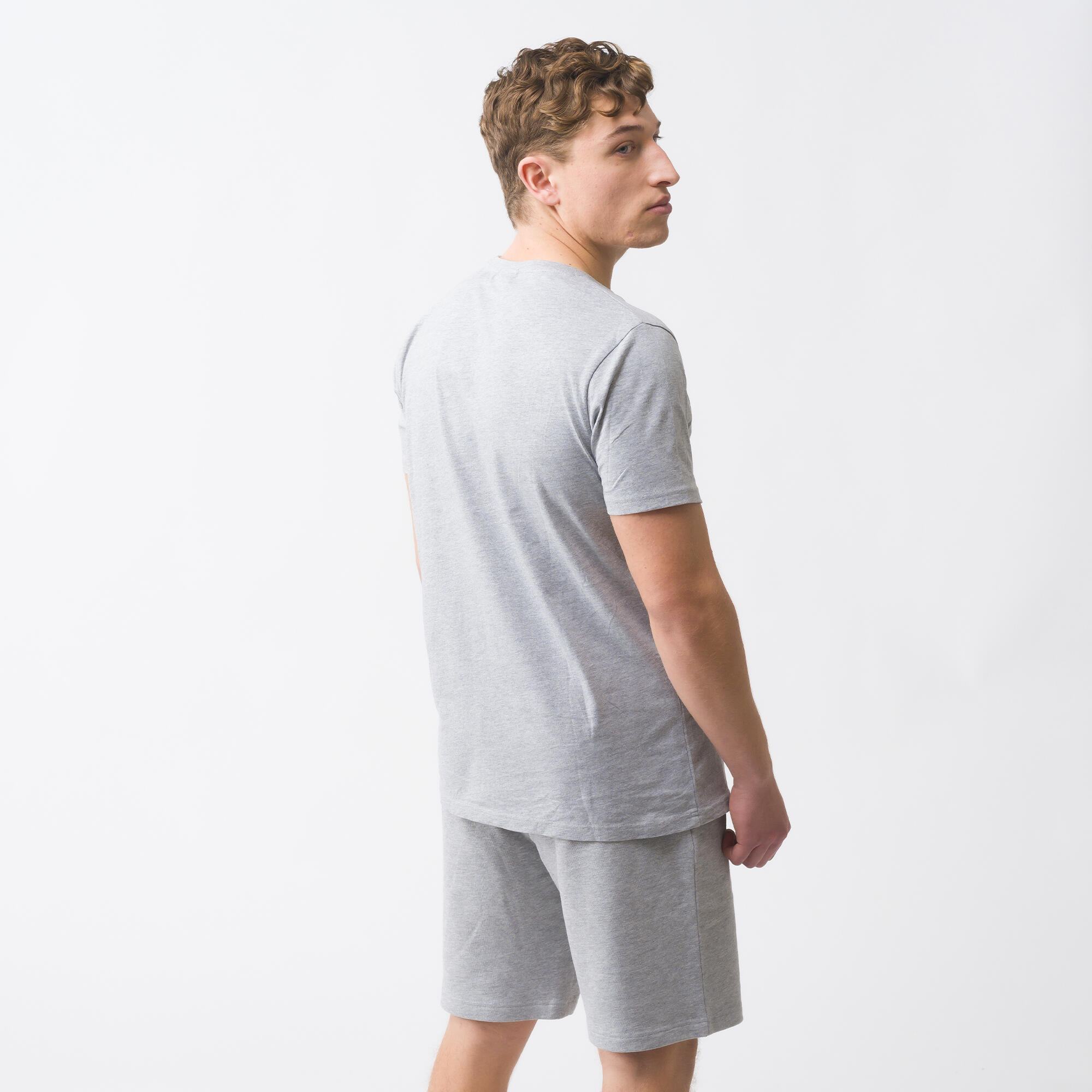 T-SHIRT EVERLAST MANCHES COURTES GRIS 23 3/5