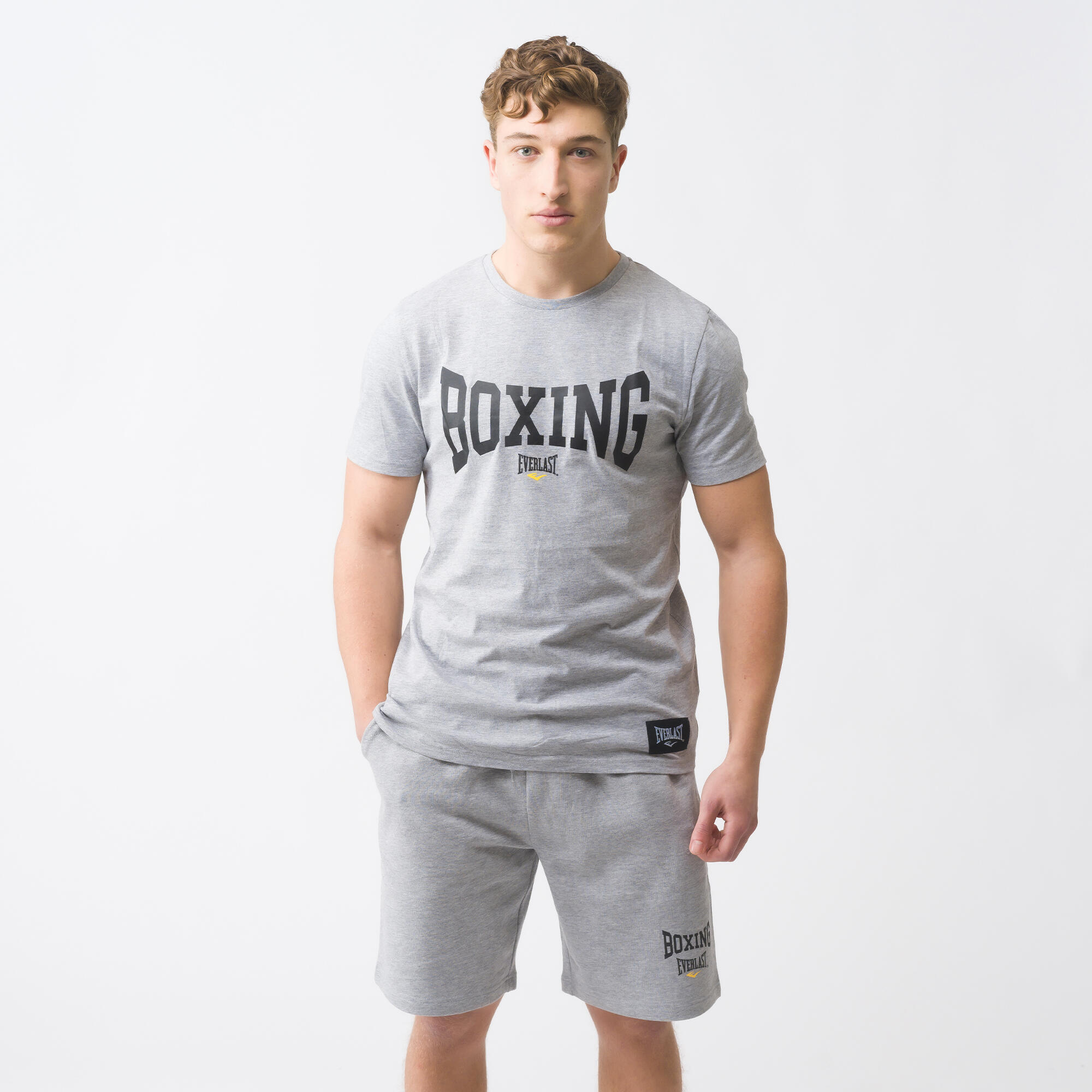 Pantal n Corto Boxeo Everlast Gris 24 Decathlon