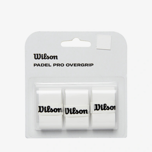 Surgrip de padel - Wilson Pro Overgrip blanc (3 unités).