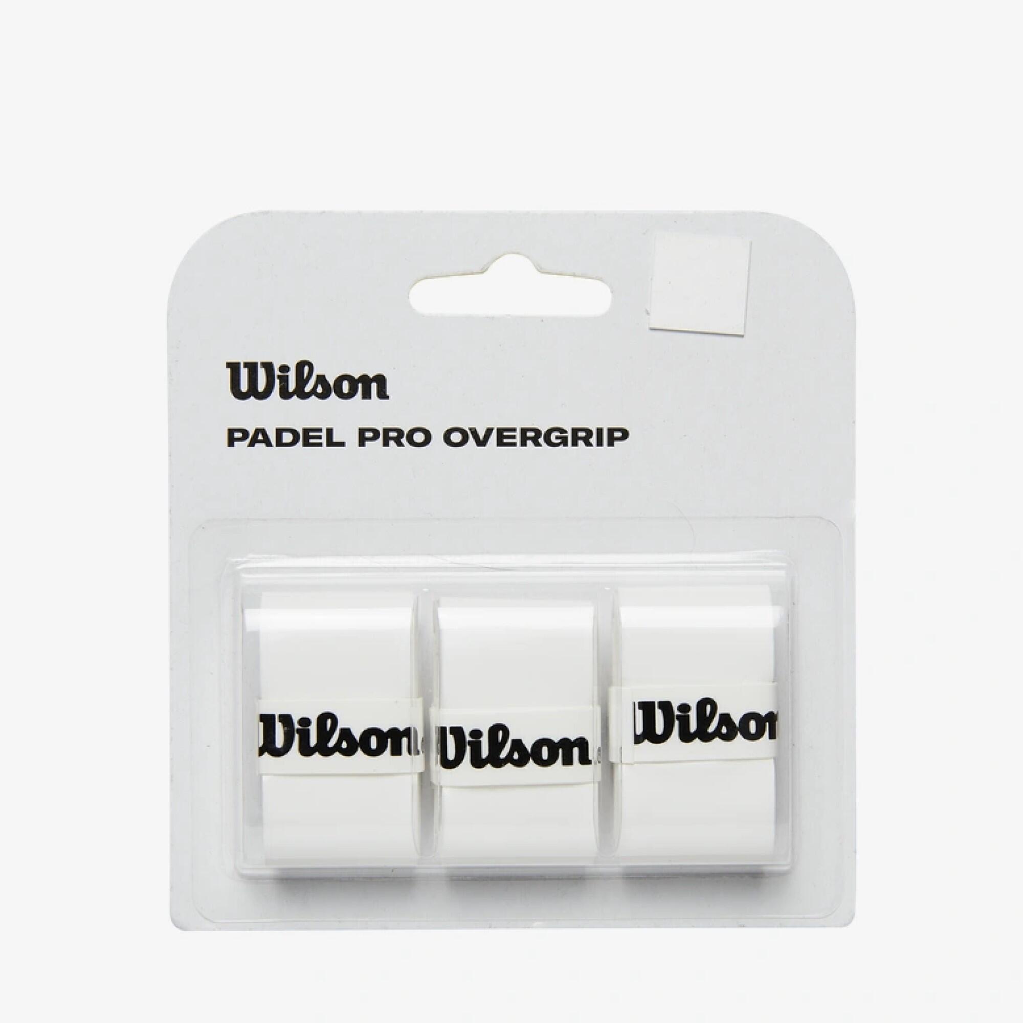 Wilson - Surgrip De Padel - Wilson Pro Overgrip Blanc (3 Unités). - Surgrip - Padel Beach Tennis - Blanc - Taille Unique - Decathlon