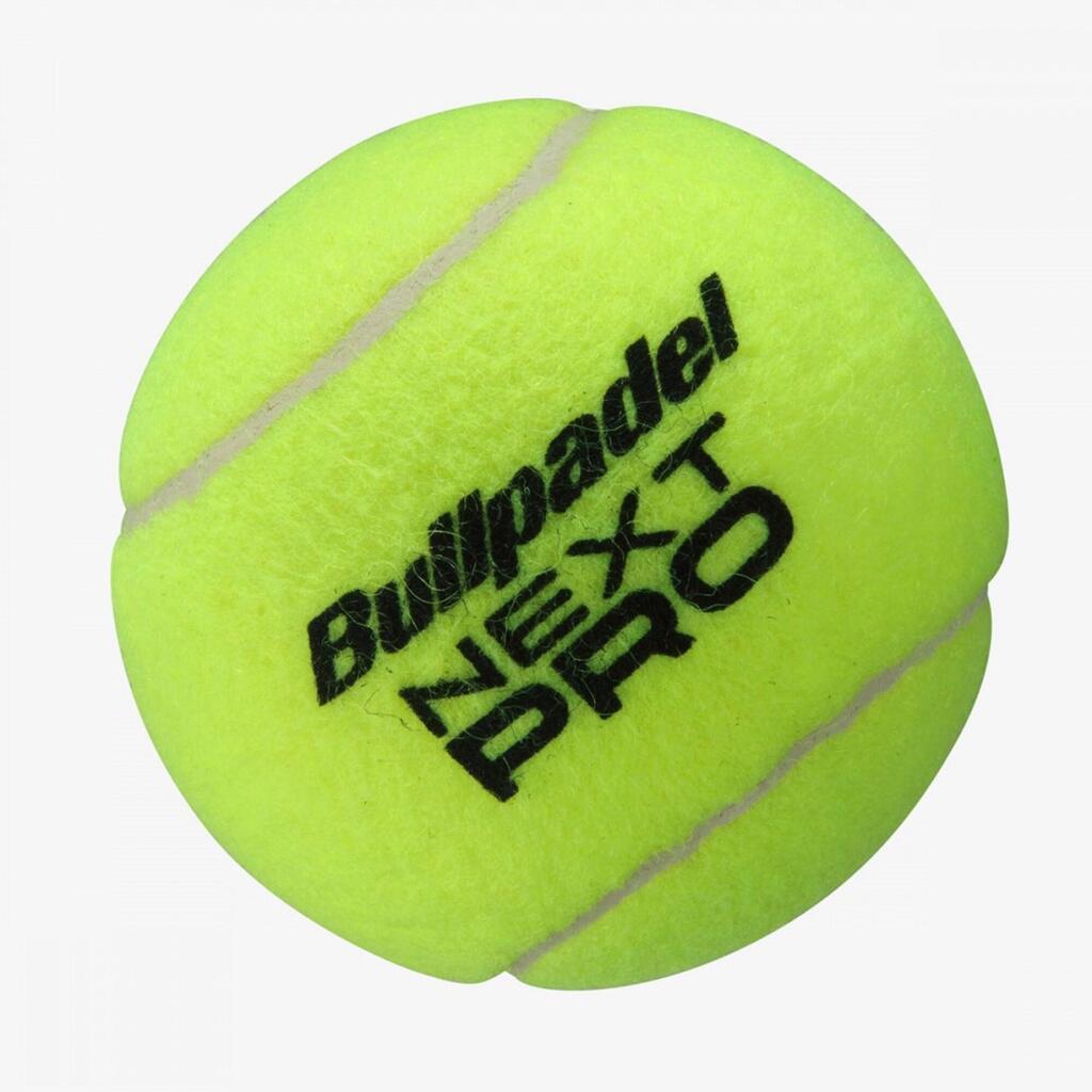 TUBO DE 3 PELOTAS DE PÁDEL PRESURIZADAS BULLPADEL NEXT PRO FIP