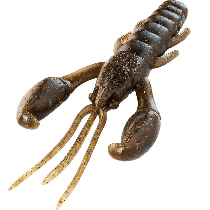 LEURRE SOUPLE ECREVISSE AVEC ATTRACTANT WXM YUBARI CRW 2" 5cm PUMPKIN BLUE