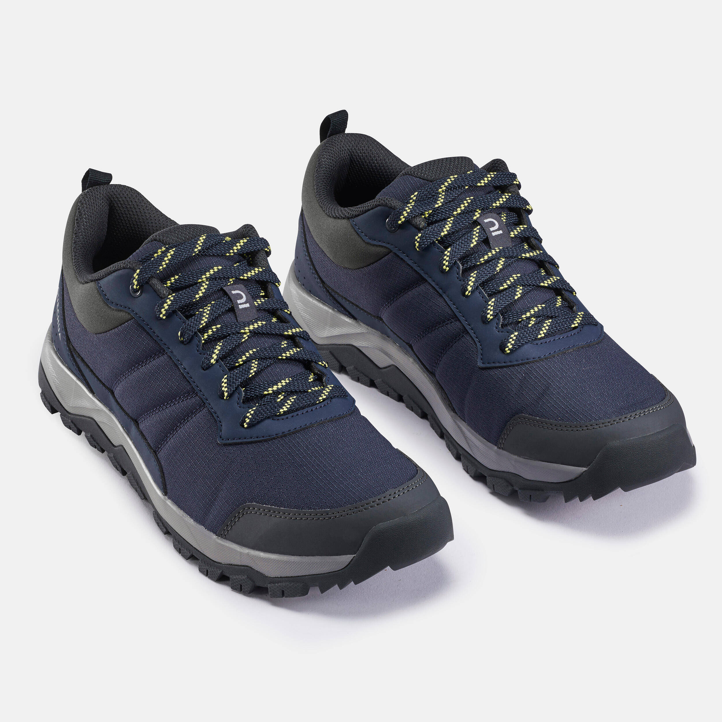 Men Lightweight Low Ankle Hiking Shoes Blue - NH150 -  1