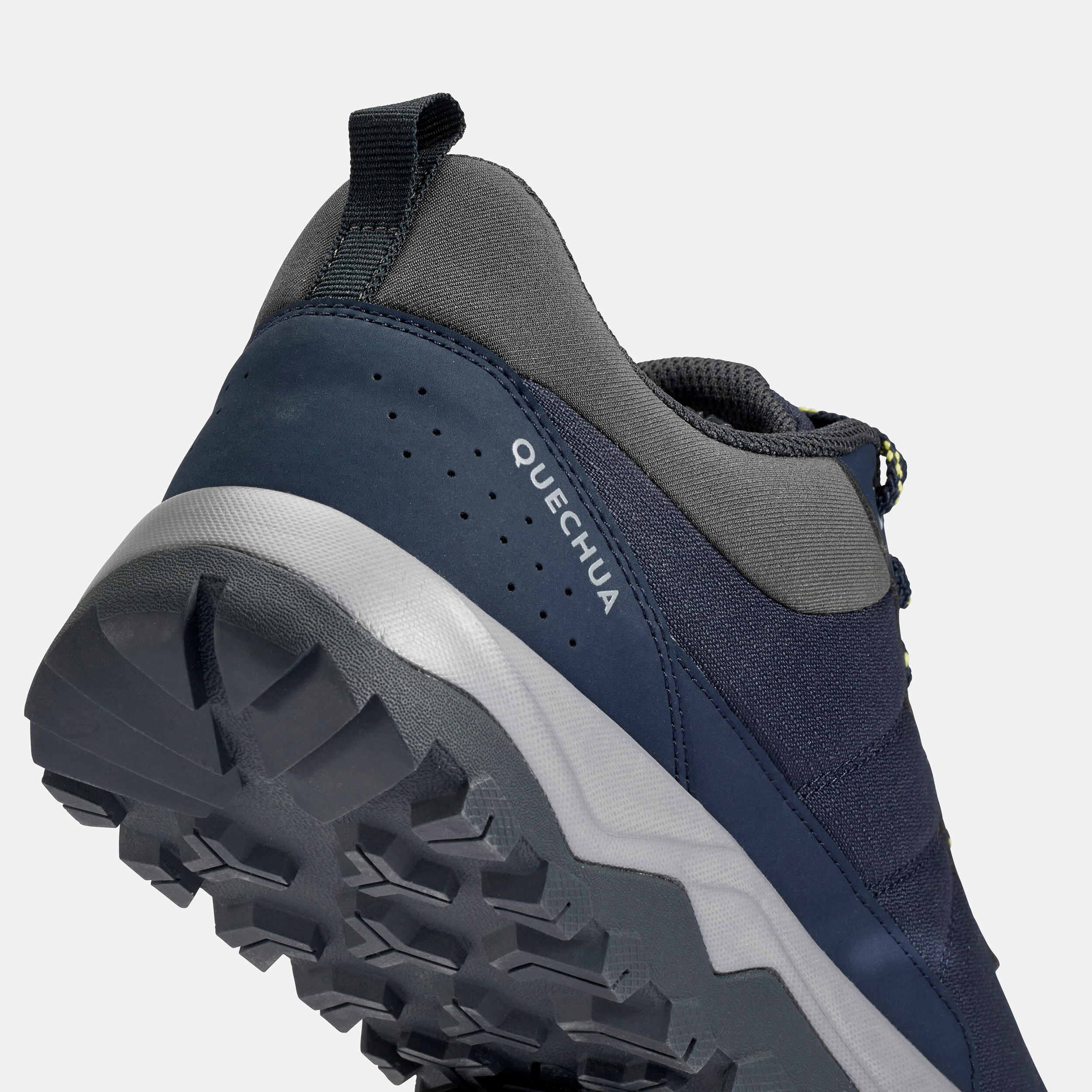 Men Lightweight Low Ankle Hiking Shoes Blue - NH150