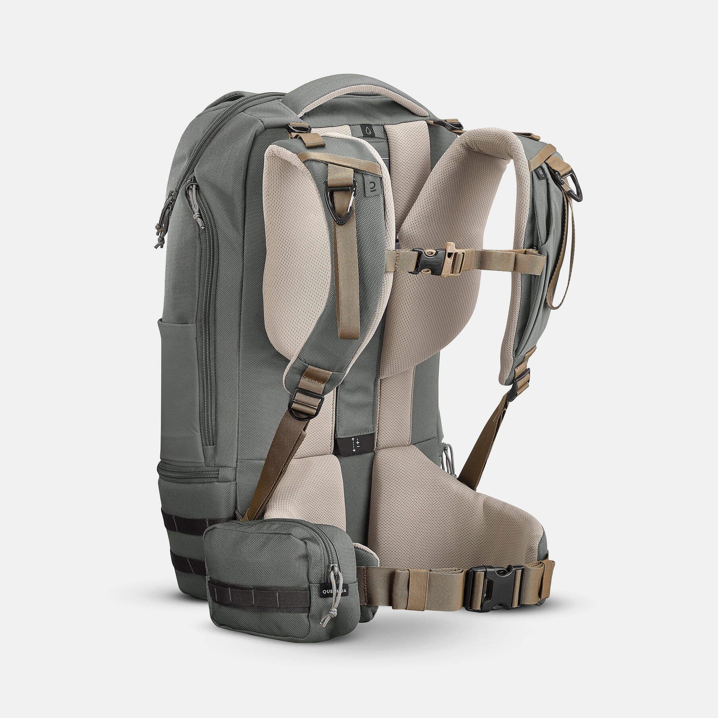 Insulated Comfort Hiking Backpack 25 L, Arpenaz 900 - Ice -  3