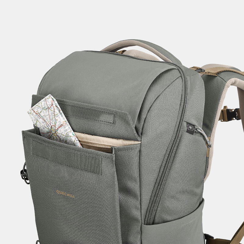 Rucsac de drumeție termic confort 25L, Arpenaz 900 Ice gri