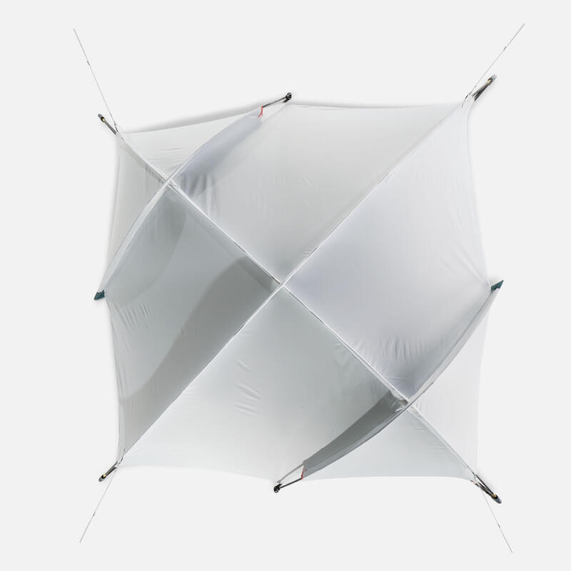 10 Man Camping Living Room With Poles Base Arpenaz ULTRA FRESH