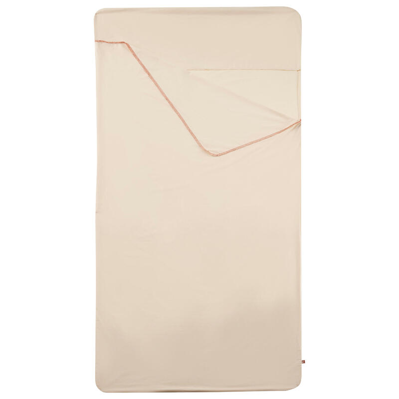 Sábana para saco de dormir algodón Quechua Comfort